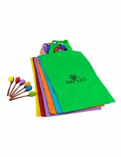 Jenjo 2 in 1 Egg Spoon Race & Hacky Sack Kids Game Set