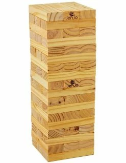 Jenjo 54 Piece Outdoor Giant Wooden Block Game 54cm