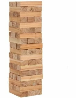Jenjo 54 Piece Outdoor Giant Wooden Block Game 81cm