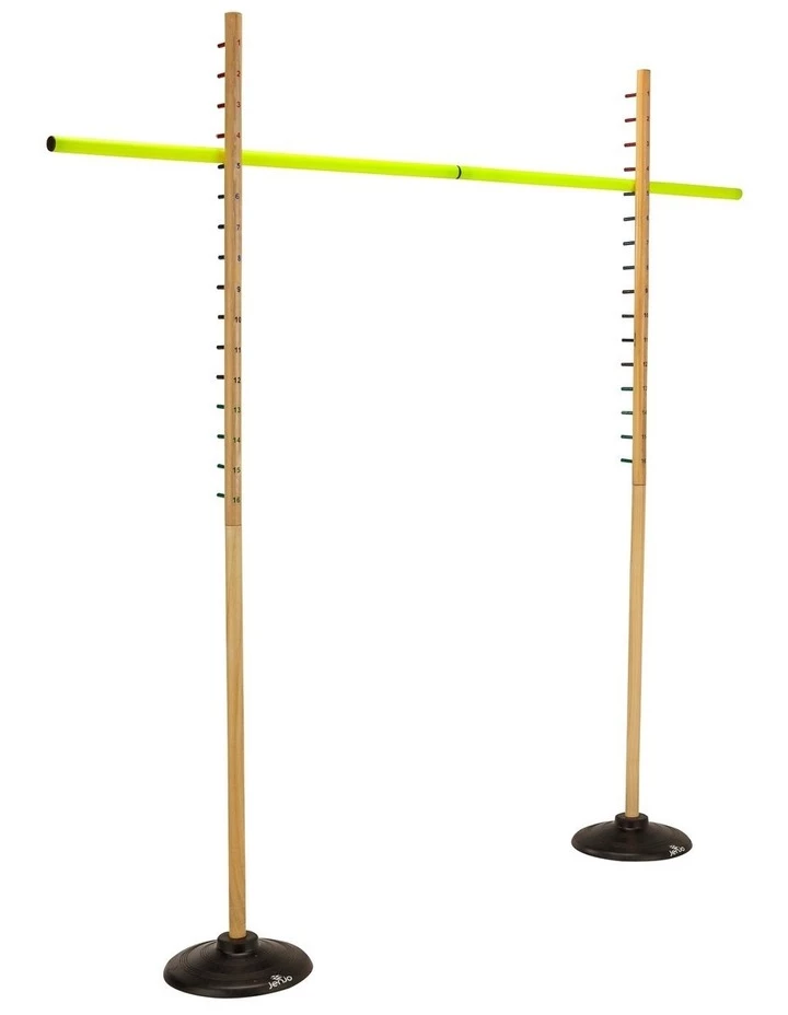 Jenjo Wooden Limbo Set w/ Rubber Legs & Plastic Pole Height 158cm 2 Jenjo Wooden Limbo Set w/ Rubber Legs & Plastic Pole Height 158cm - Image 2