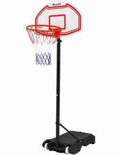 Everfit Pro Portable Basketball Stand System Hoop Height Adjustable Net Ring WH