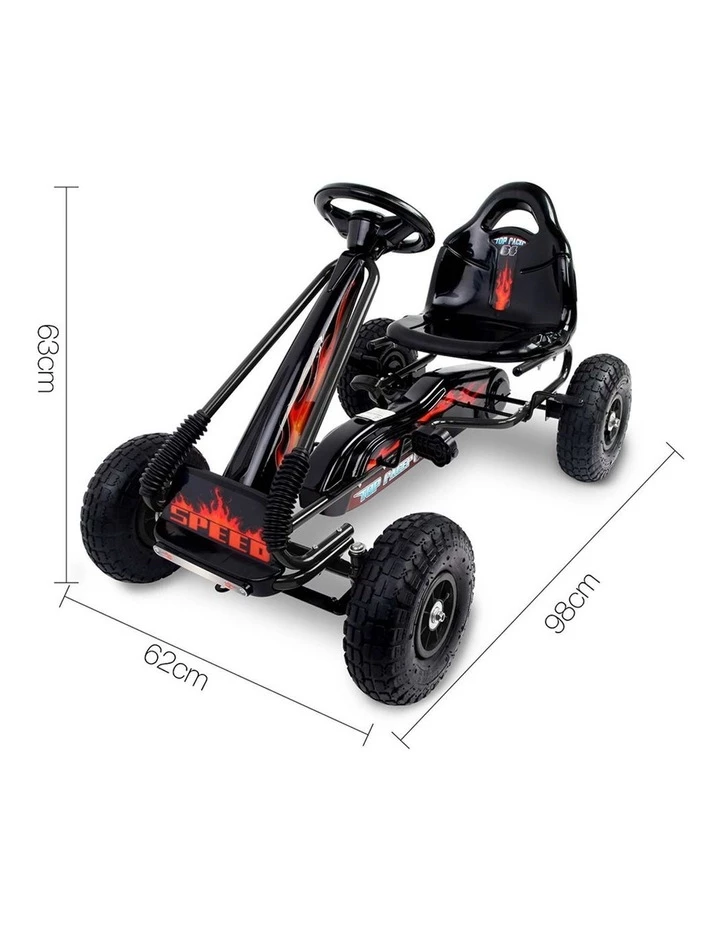 Rigo Kid's Pedalled Powered Go Kart 2 Rigo Kid's Pedalled Powered Go Kart - Image 2
