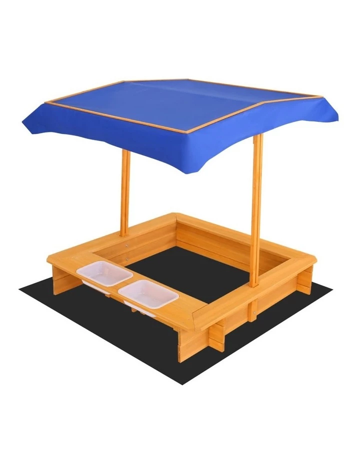 Keezi Outdoor Canopy Sand Pit 4 Keezi Outdoor Canopy Sand Pit - Image 4