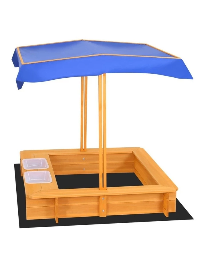 Keezi Outdoor Canopy Sand Pit 5 Keezi Outdoor Canopy Sand Pit - Image 5