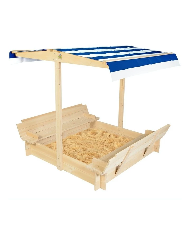 Lifespan Kids Skipper 2 Sandpit In Blue/White 1 Lifespan Kids Skipper 2 Sandpit In Blue/White