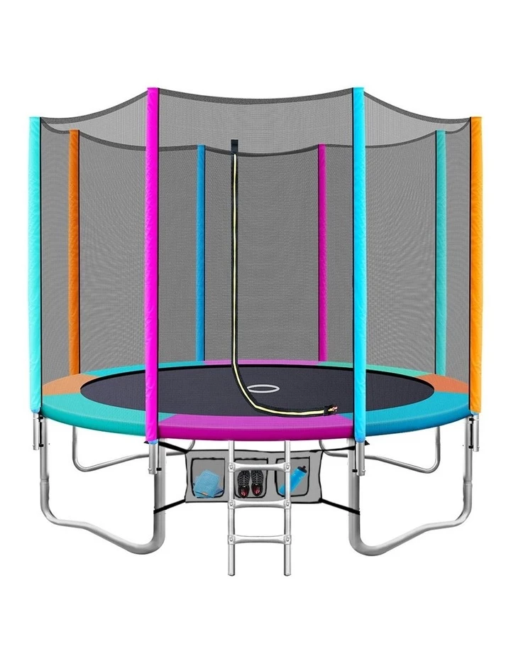 My Plaza 12FT Trampoline Round Trampolines Kids Enclosure Safety Net Pad Outdoor Multi-coloured Flat 1 My Plaza 12FT Trampoline Round Trampolines Kids Enclosure Safety Net Pad Outdoor Multi-coloured Flat