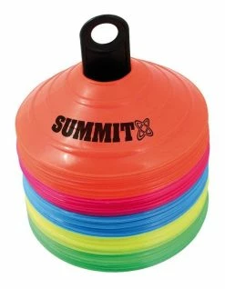 Summit Global 50Pc Low Profile Marker Cones Set