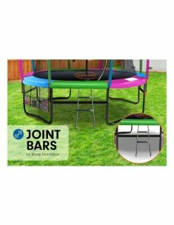 Kahuna Rainbow 8ft Trampoline With Free Mat Pad Net Latter -Lifespan Kids shop 812819890 5 720x928