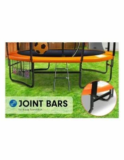 Kahuna 8ft Trampoline Spring Outdoor Free Mat Pad Net Ladder - Orange -Lifespan Kids shop 812819980 3 720x928