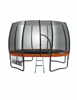 Kahuna 14ft Springless Trampoline With Mat Pad Ladder Net