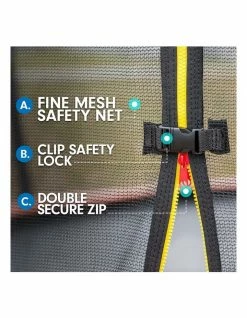 Kahuna 14ft Springless Trampoline With Mat Pad Ladder Net -Lifespan Kids shop 812820160 6 720x928