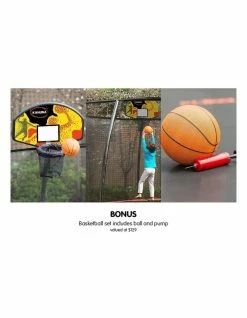 Kahuna 8ft Trampoline Free Safety Net Spring Pad Cover Mat Ladder Basketball Set -Lifespan Kids shop 812820340 5 720x928