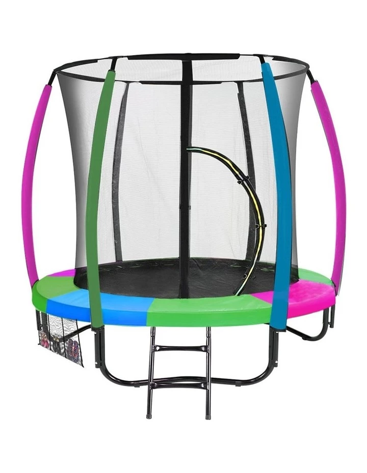 Kahuna 6ft Trampoline Free Safety Net Spring Pad Cover Mat Net Rainbow Round 1 Kahuna 6ft Trampoline Free Safety Net Spring Pad Cover Mat Net Rainbow Round