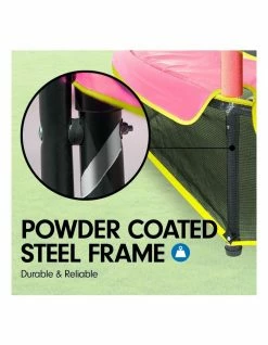 Kahuna 4.5ft Trampoline Round Free Safety Net Spring Pad Cover Mat Outdoor Blue Pink -Lifespan Kids shop 812821060 5 720x928