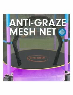 Kahuna 4.5ft Trampoline Round Free Safety Net Spring Pad Cover Mat Outdoor Blue Purple -Lifespan Kids shop 812821150 4 720x928