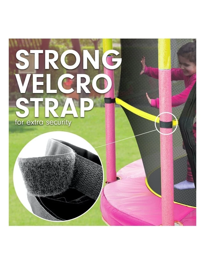 Kahuna 4.5ft Trampoline Round Free Safety Net Spring Pad Cover Mat Outdoor 7 Kahuna 4.5ft Trampoline Round Free Safety Net Spring Pad Cover Mat Outdoor - Image 7