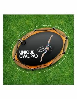 Kahuna Trampoline 8 Ft X 14ft Oval Outdoor With Mat Pad Net Ladder- Orange 9 Kahuna Trampoline 8 Ft X 14ft Oval Outdoor With Mat Pad Net Ladder- Orange -Lifespan Kids shop 812821420 3 720x928