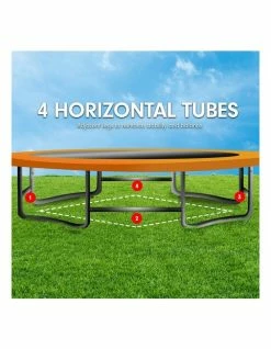 Kahuna Trampoline 8 Ft X 14ft Oval Outdoor With Mat Pad Net Ladder- Orange 10 Kahuna Trampoline 8 Ft X 14ft Oval Outdoor With Mat Pad Net Ladder- Orange -Lifespan Kids shop 812821420 4 720x928