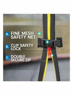 Kahuna Trampoline 6 Ft X 9 Ft Rectangular Outdoor With Mat Pad Net - Orange -Lifespan Kids shop 812821690 6 720x928