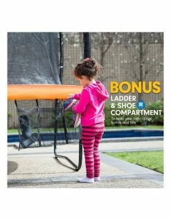 Kahuna Trampoline 6 Ft X 9 Ft Rectangular Outdoor With Mat Pad Net - Orange -Lifespan Kids shop 812821690 7 720x928