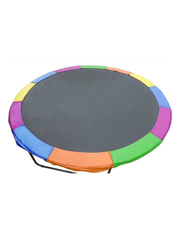 Kahuna Replacement Trampoline Pad Reinforced Outdoor Round Spring Cover 6ft- Rainbow 1 Kahuna Replacement Trampoline Pad Reinforced Outdoor Round Spring Cover 6ft- Rainbow