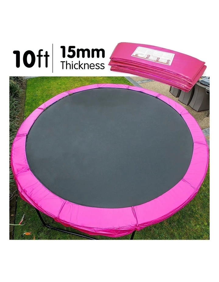 Kahuna Pink 10ft Replacement Reinforced Outdoor Round Trampoline Spring Pad Cover 3 Kahuna Pink 10ft Replacement Reinforced Outdoor Round Trampoline Spring Pad Cover - Image 3