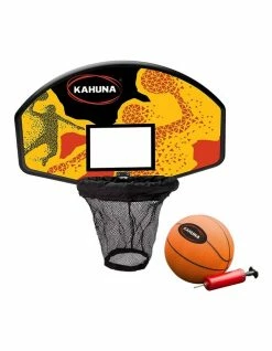 Kahuna Trampoline Basketball Hoop Ring Backboard Pump Set Ball Kit