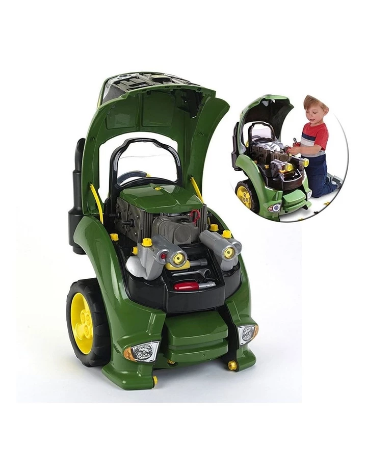 John Deere Service Tractor Engine Farm Vehicle Toy/Kids/Play w/ Lights/Sounds 2 John Deere Service Tractor Engine Farm Vehicle Toy/Kids/Play w/ Lights/Sounds - Image 2