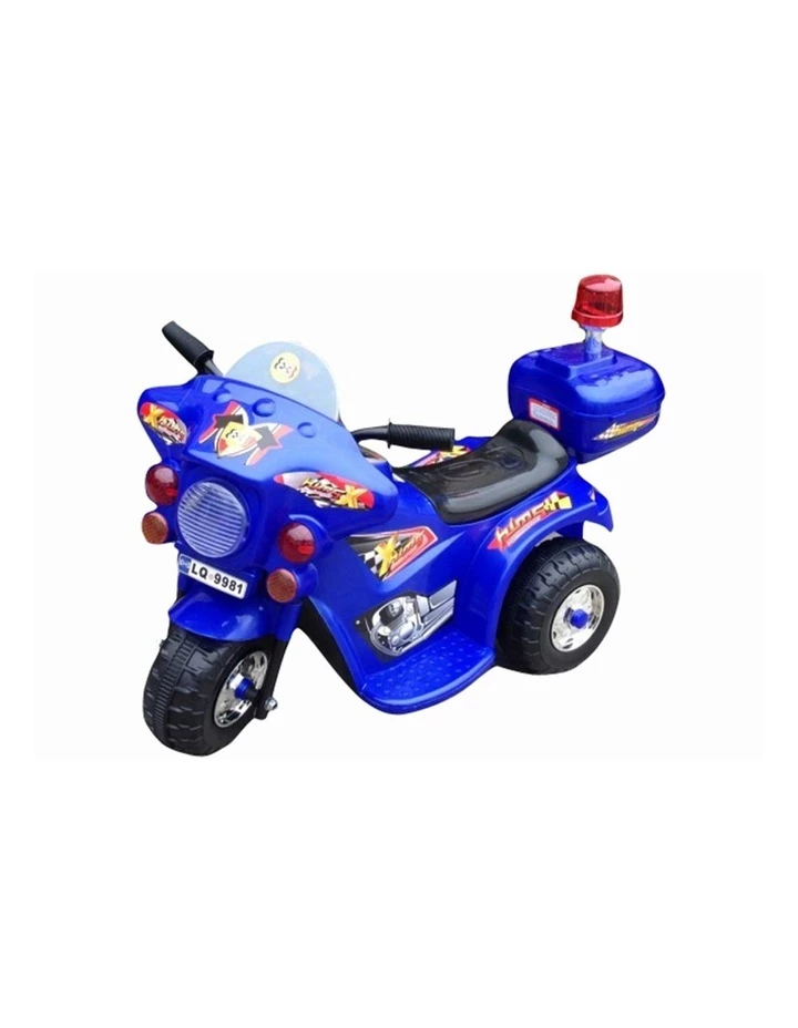 Lenoxx Indoor/Outdoor Blue 3 wheel Electric Ride On Motorcycle Motor Trike Kids/Toddler 1 Lenoxx Indoor/Outdoor Blue 3 wheel Electric Ride On Motorcycle Motor Trike Kids/Toddler