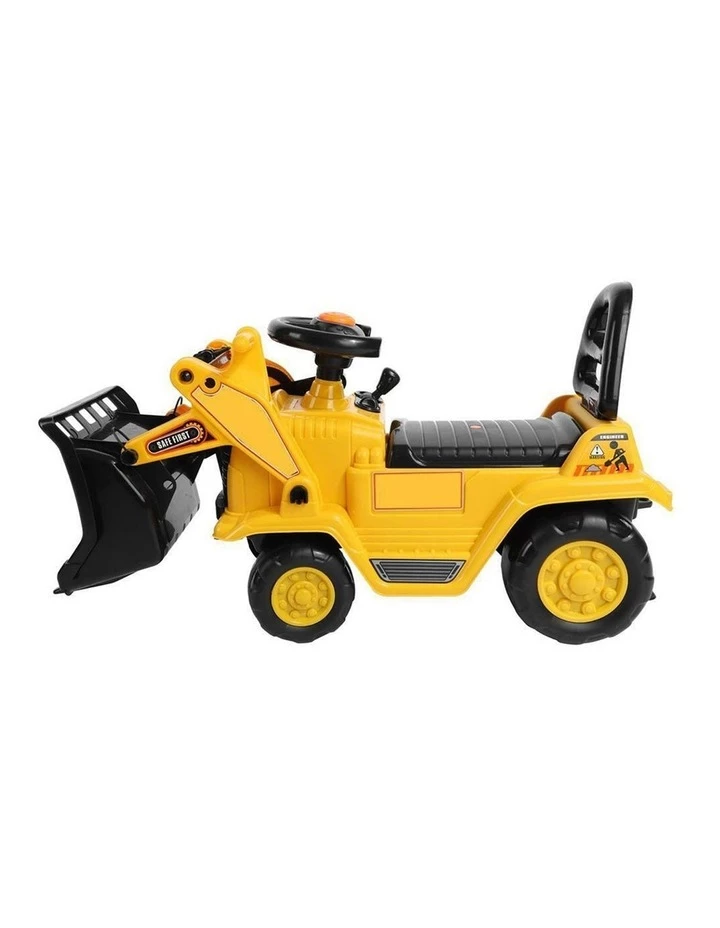 Lenoxx Ride On Digger Kids/Children Outdoor Tractor Push/Kick Toy w/Levers 3y 3 Lenoxx Ride On Digger Kids/Children Outdoor Tractor Push/Kick Toy w/Levers 3y - Image 3