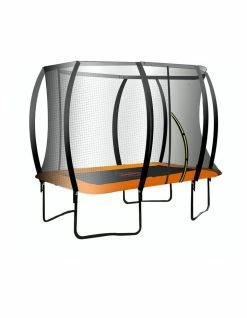 Kahuna Trampoline 8 Ft X 11 Ft Rectangular Outdoor - Orange
