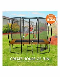 Kahuna Trampoline 8 Ft X 11 Ft Rectangular Outdoor - Orange -Lifespan Kids shop 816581440 7 720x928