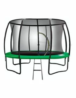 Kahuna 8ft Round Enclosure Spring Mat Green Trampoline