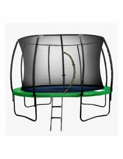 Kahuna 6ft Trampoline Round Outdoor Free Safety Net Spring Pad Cover Mat Green