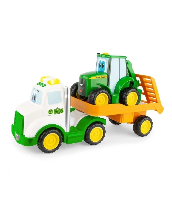 John Deere Farmin' Friends Hauling Set Truck/Tractor Kids Light/Sound Toy 18m+ 1 John Deere Farmin' Friends Hauling Set Truck/Tractor Kids Light/Sound Toy 18m+