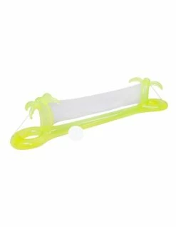 Sunnylife Inflatable Float Away Volley Ball Set Tropical Neon Lime