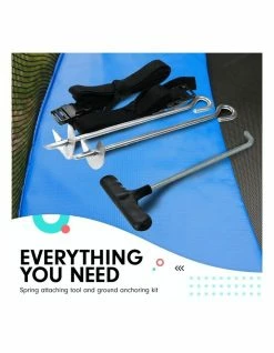 Kahuna Blizzard 8 Ft Trampoline With Net - Blue 13 Kahuna Blizzard 8 Ft Trampoline With Net - Blue -Lifespan Kids shop 840044980 7 720x928