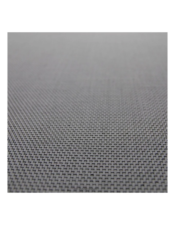 Kahuna Blizzard 8ft Round Spring Trampoline with Net Mat Ladder and Basketball Set Green 3 Kahuna Blizzard 8ft Round Spring Trampoline with Net Mat Ladder and Basketball Set Green - Image 3