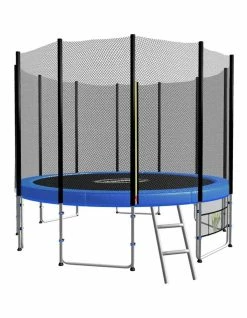 Kahuna Blizzard 10ft Blue Trampoline with Net Blue