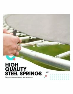 Kahuna Blizzard 14ft Trampoline with Net Blue -Lifespan Kids shop 840045880 4 720x928