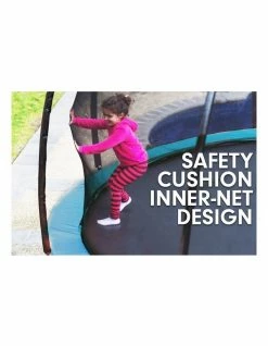 Kahuna Trampoline 10ft Free Safety Net Spring Pad Roof Mat Ladder Basketball - Green -Lifespan Kids shop 853938820 7 720x928