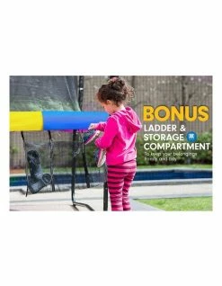Kahuna Trampoline 10ft Free Safety Net Spring Pad Roof Mat Ladder Basketball - Rainbow 9 Kahuna Trampoline 10ft Free Safety Net Spring Pad Roof Mat Ladder Basketball - Rainbow -Lifespan Kids shop 853939990 3 720x928