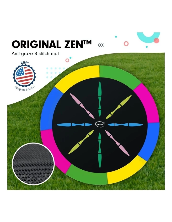 Kahuna Trampoline 10ft Free Safety Net Spring Pad Roof Mat Ladder Basketball - Rainbow 6 Kahuna Trampoline 10ft Free Safety Net Spring Pad Roof Mat Ladder Basketball - Rainbow - Image 6