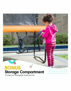Kahuna Trampoline 14ft with Basketball set - Orange -Lifespan Kids shop 853940980 3 720x928
