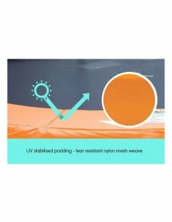 Kahuna 16ft Round Spring Trampoline Free Safety Net Pad Cover Mat Ladder Orange/Blue -Lifespan Kids shop 853942240 3 720x928