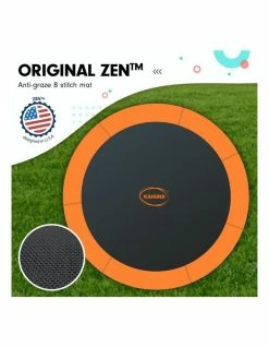 Kahuna 16ft Trampoline Kahuna Jumper Outdoor Round Pad Mat Net Ladder Basketball Set Orange -Lifespan Kids shop 853942690 3 720x928