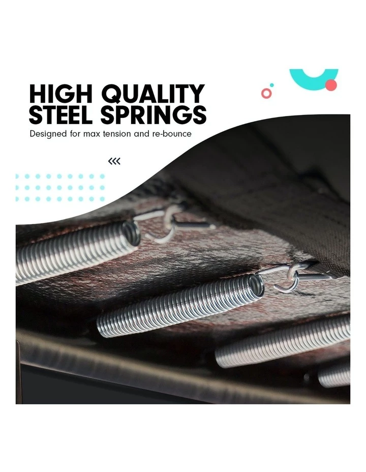 Kahuna 16ft Trampoline Kahuna Jumper Outdoor Round Pad Mat Net Ladder Roof Orange 5 Kahuna 16ft Trampoline Kahuna Jumper Outdoor Round Pad Mat Net Ladder Roof Orange - Image 5