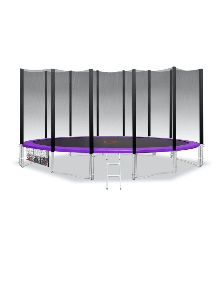 Kahuna 16ft Round Spring Trampoline Purple 1 Kahuna 16ft Round Spring Trampoline Purple