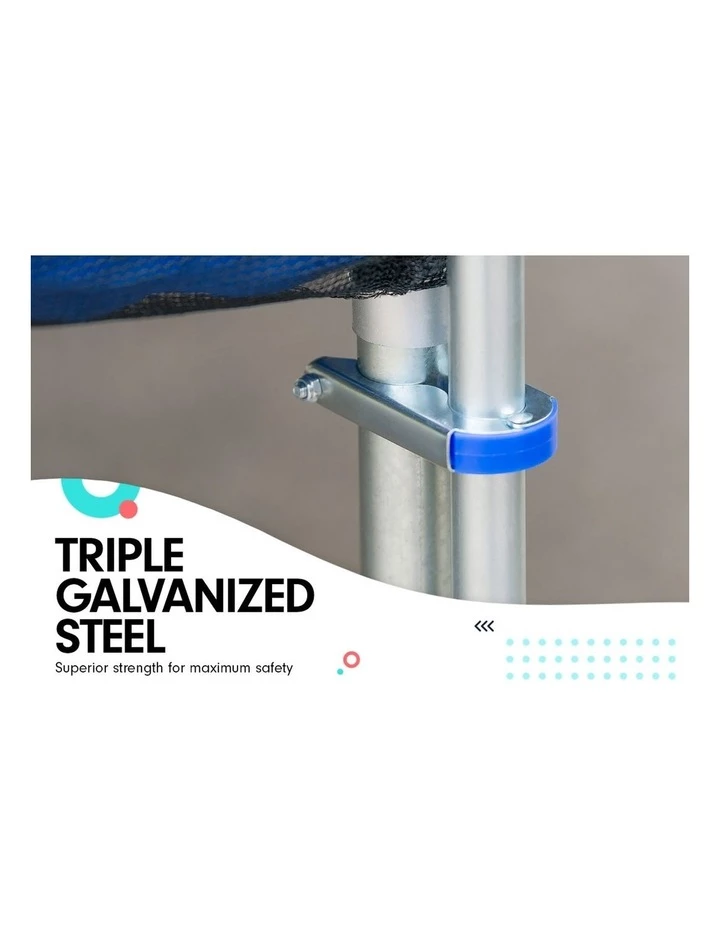 Kahuna 16ft Round Spring Trampoline Purple 4 Kahuna 16ft Round Spring Trampoline Purple - Image 4