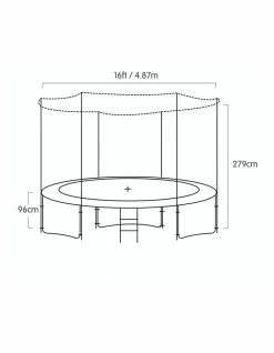 Kahuna 16ft Round Spring Trampoline Purple 9 Kahuna 16ft Round Spring Trampoline Purple -Lifespan Kids shop 853947640 5 720x928